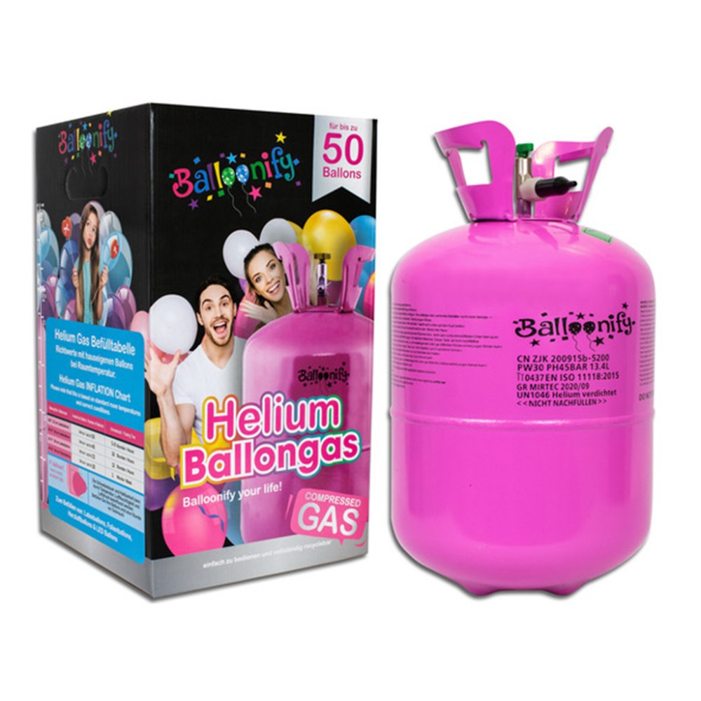 Bombona helio 12” para 50 globos